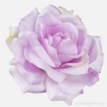 11cm Fabric Rose in Lilac
